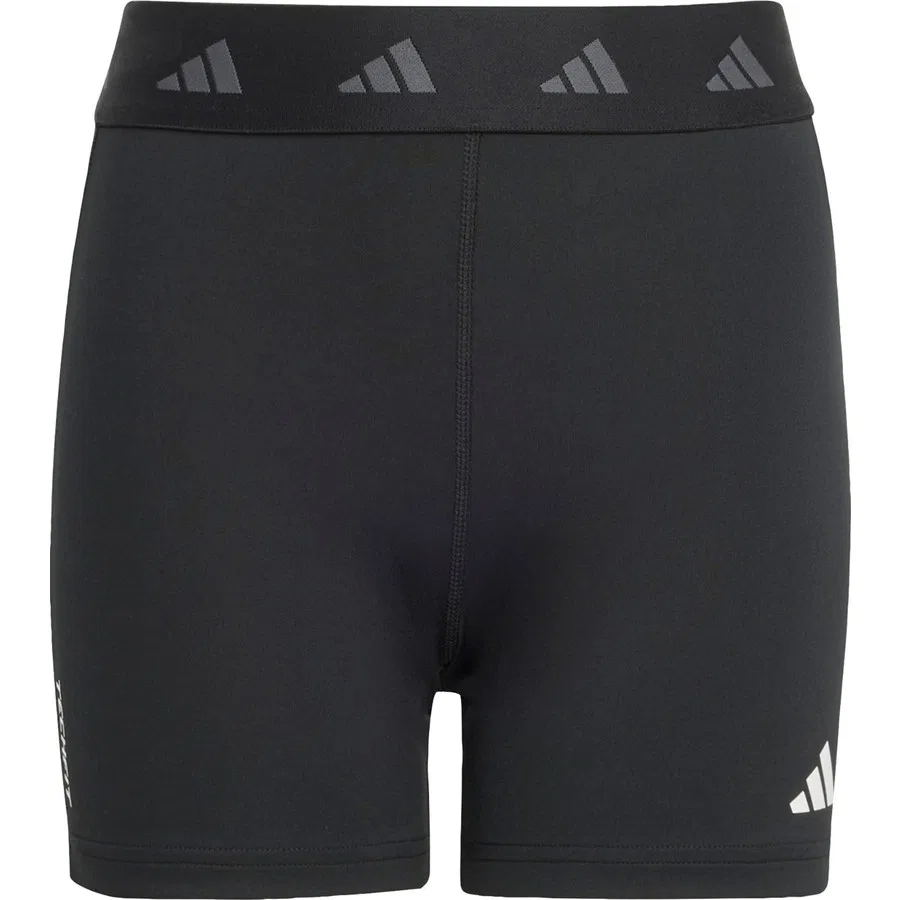 Спортивные леггинсы TECHFIT Short Tights adidas, Черно-белый — фото 3