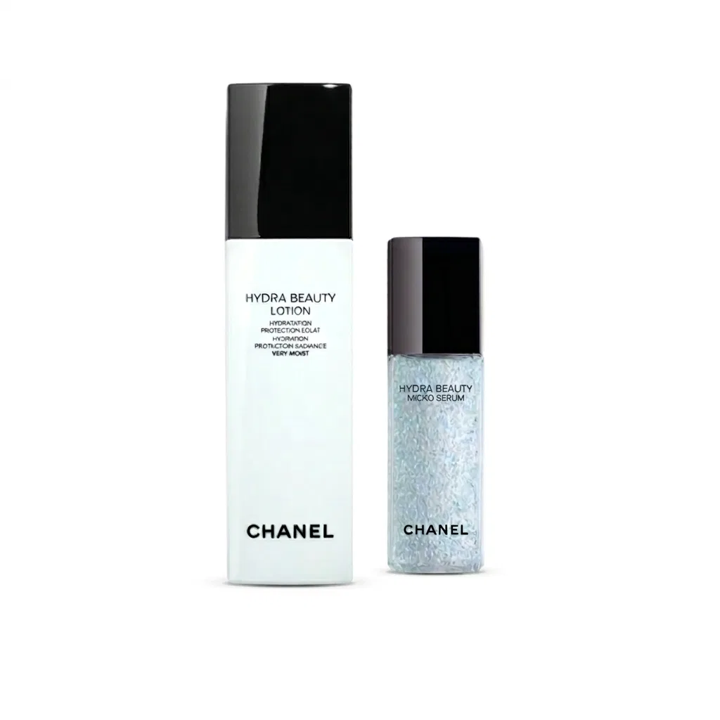 Женский набор косметики с сывороткой и гелем Camellia, CHANEL, Black — фото 4