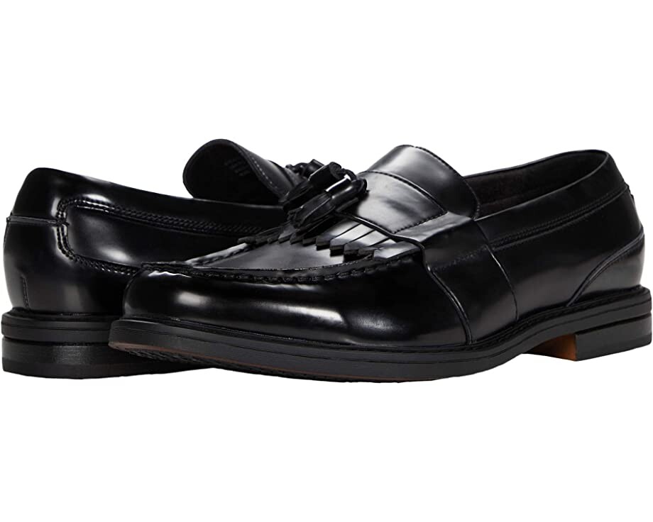 

Лоферы Keaton Moc Toe Kiltie Tassel Loafer Nunn Bush, черный