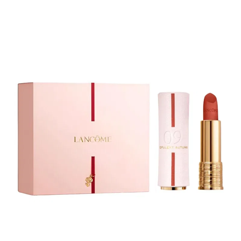 Женская матовая помада с бархатистой текстурой, оттенок #09, LANCOME, Red