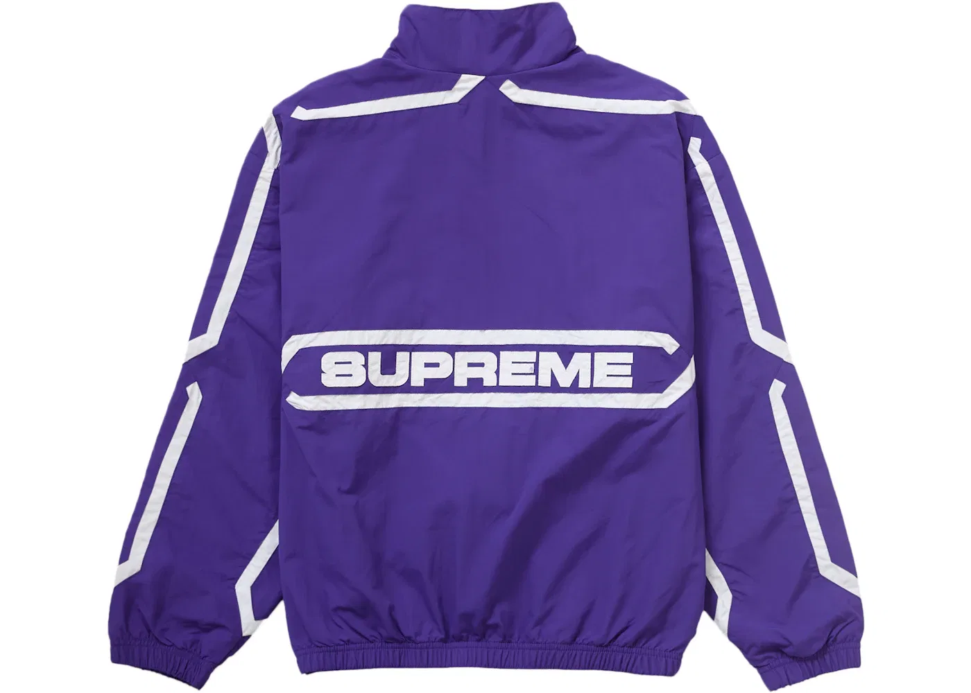 Мужская куртка с принтом Supreme Inset Link Track Jacket, Purple — фото 2