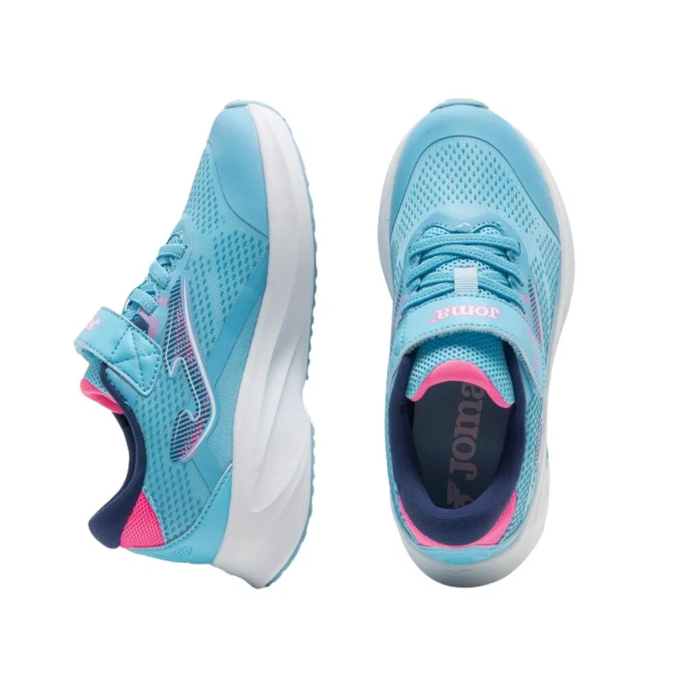 Детские кроссовки для мультиспорта Hispalis Jr 2605 Joma, Blau Rosa — фото 4