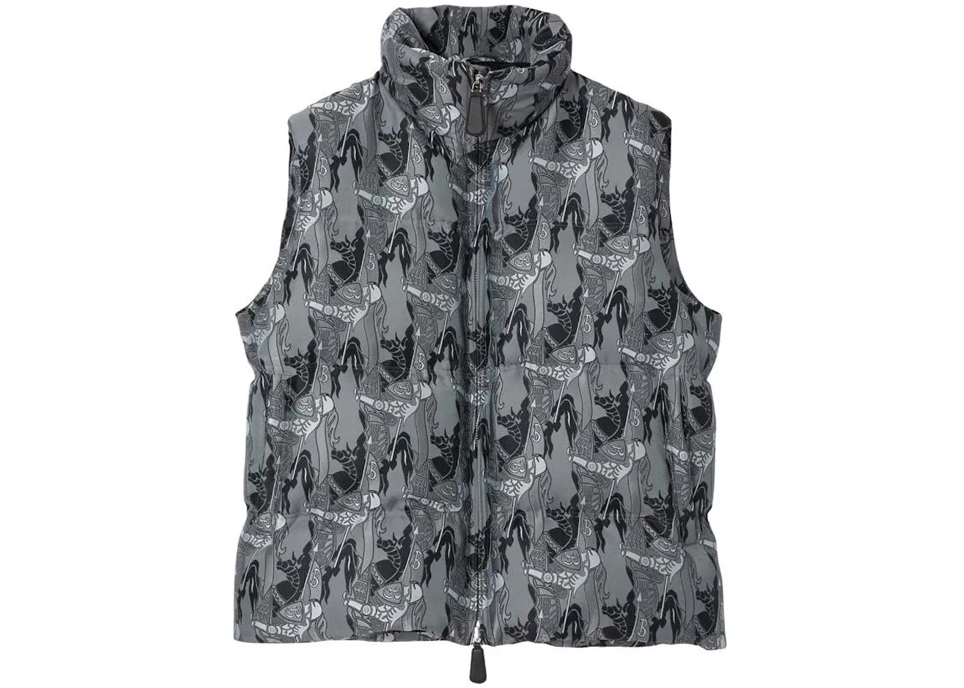 Мужской жилет с принтом Burberry Parkfield EKD Down Vest, Grey