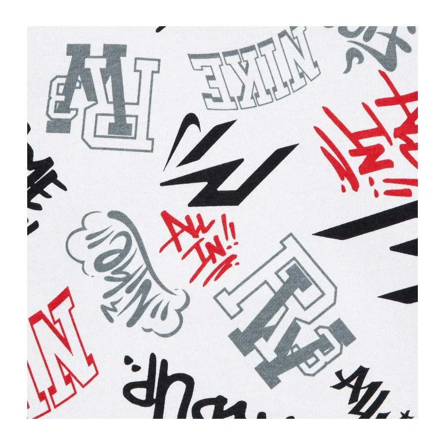 Детский худи с принтом Nike RWB Graffiti Tag, Nike, Разноцветный — фото 3