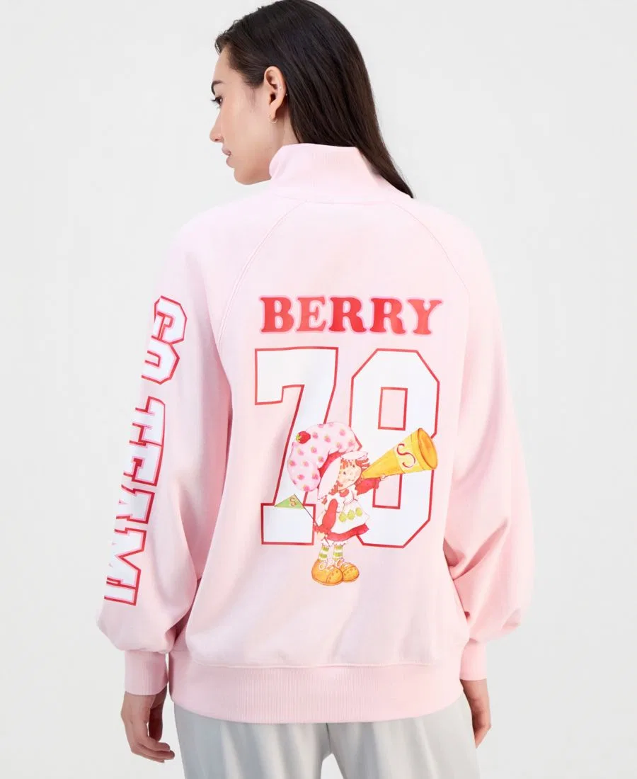 Флисовая кофта на молнии с длинным рукавом Strawberry Shortcake, Ballet Slipper — фото 3