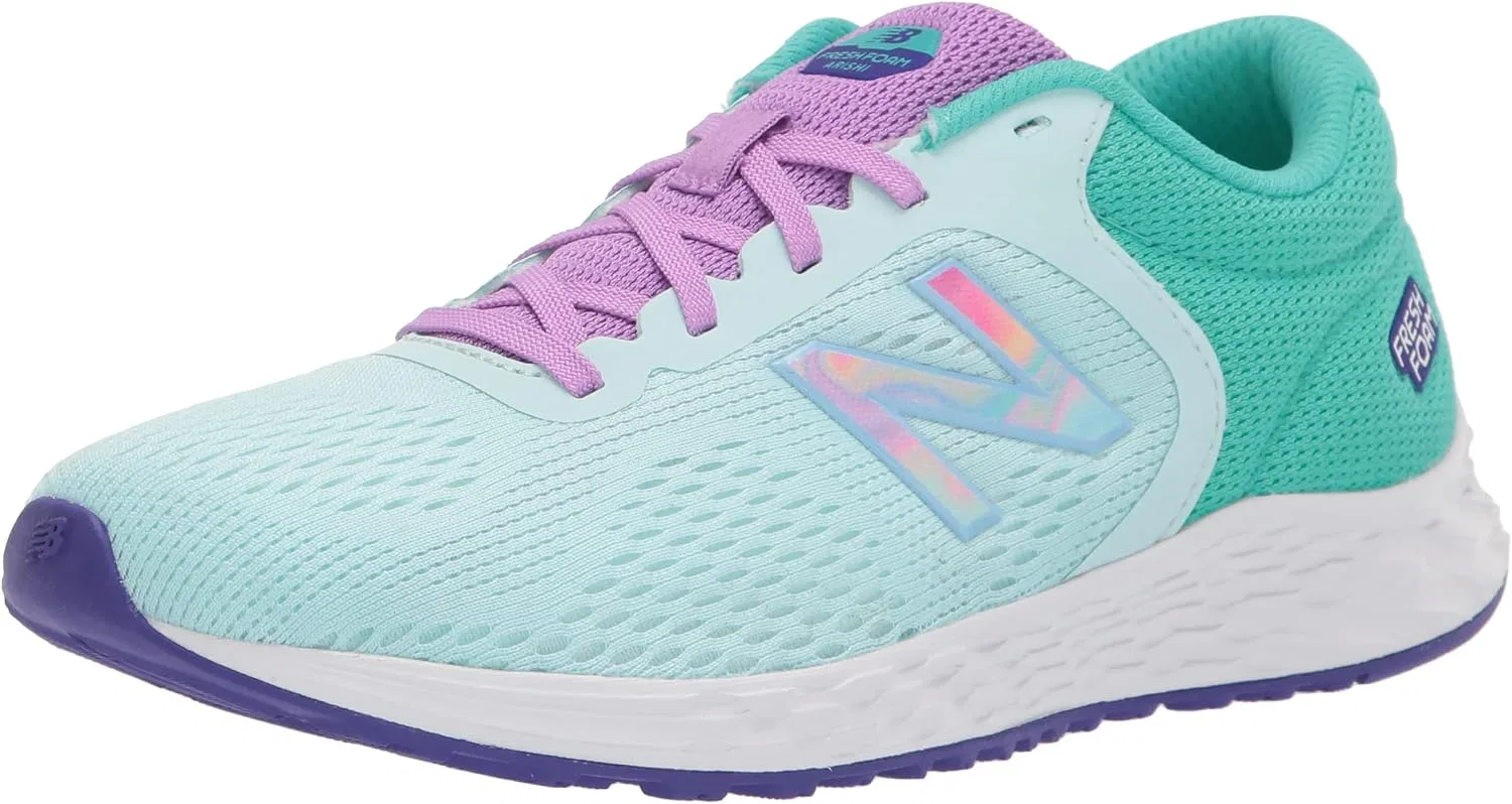 Детские кроссовки для девочек Fresh Foam Arishi V2 New Balance, Pale Blue Chill/Summer Jade/Heliotrope