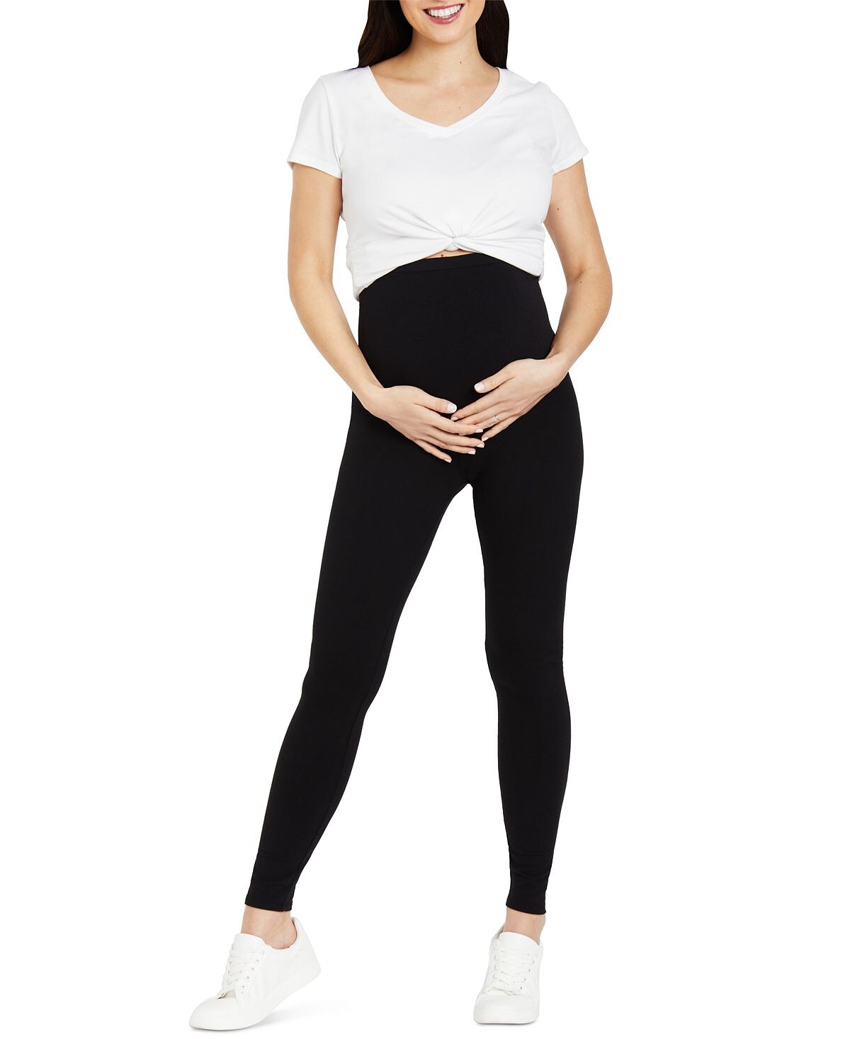 

Эластичные леггинсы для беременных essential Motherhood Maternity, черный