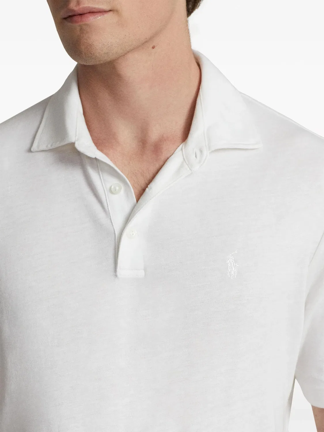 Футболка с коротким рукавом и вышивкой Pony Polo Ralph Lauren, белый — фото 2
