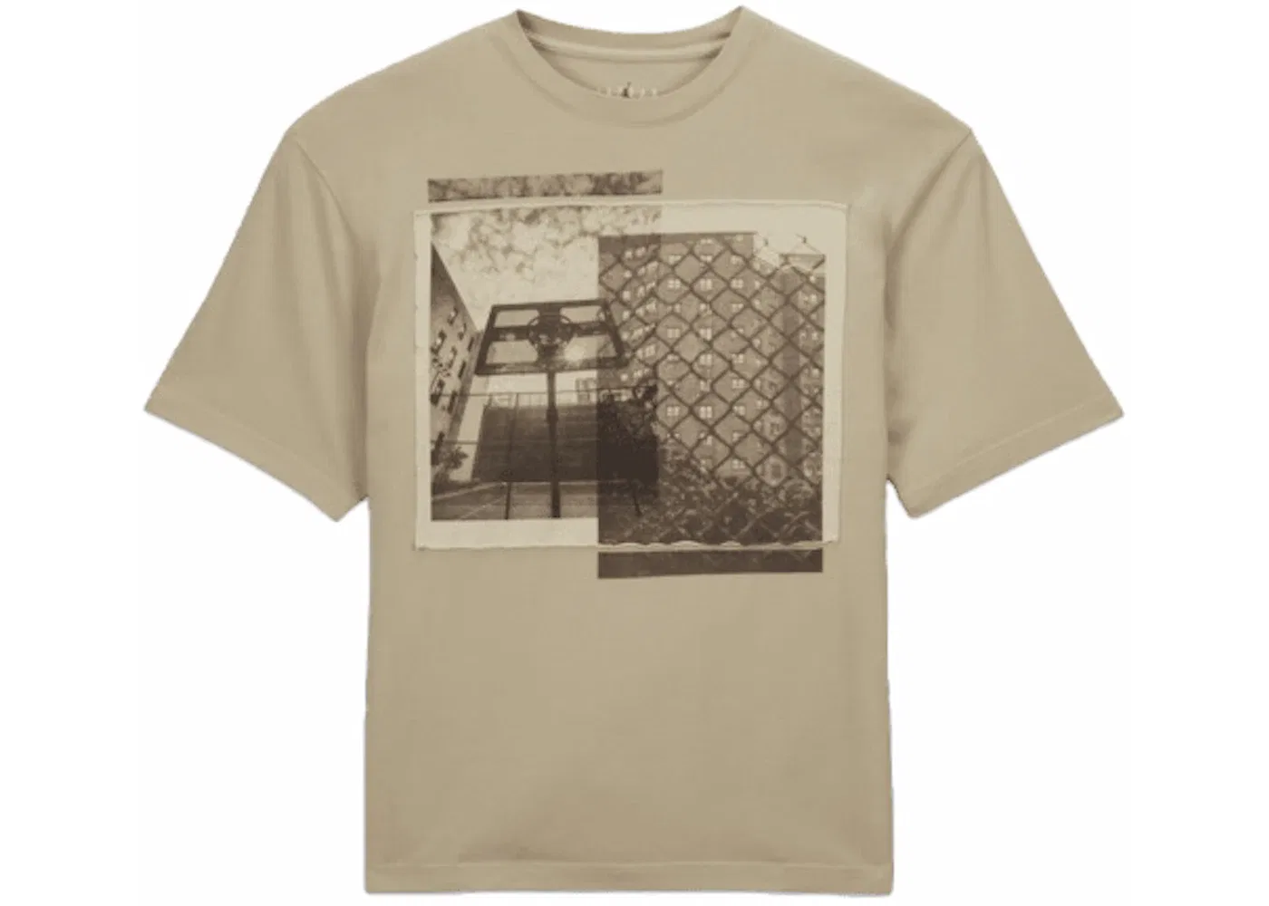 Мужская футболка с принтом Jordan x UNION x Bephies Beauty Supply T-Shirt, Beige