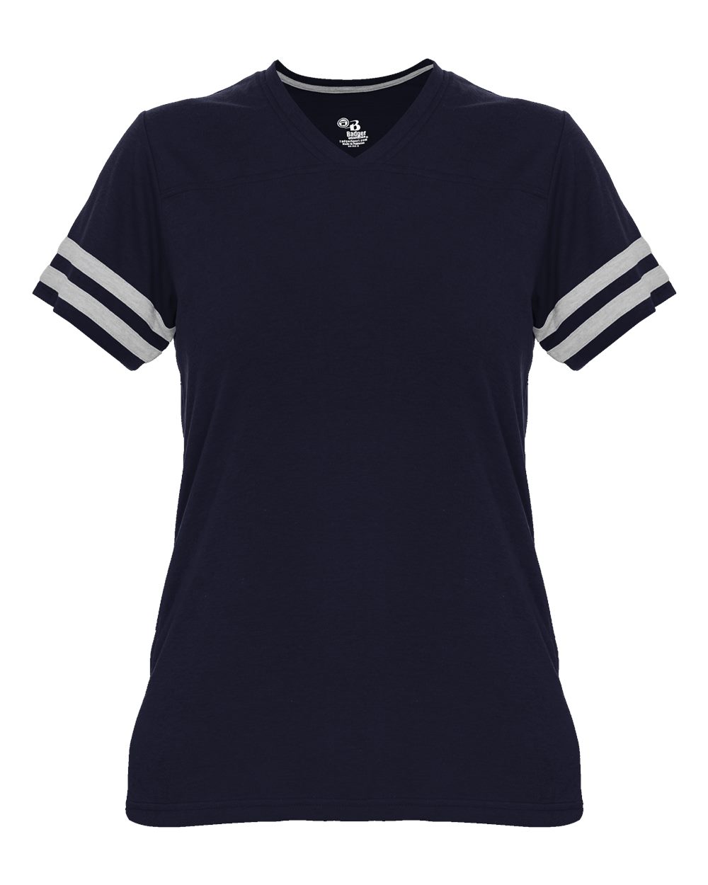 

Женская футболка Tri-Blend Fan Badger, цвет navy/ oxford