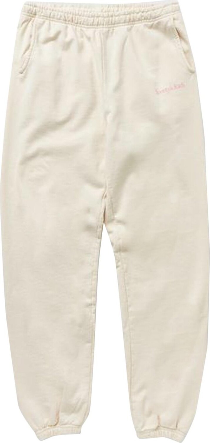 

Спортивные брюки Sporty & Rich Serif Logo Sweatpant 'Cream/Rose', кремовый