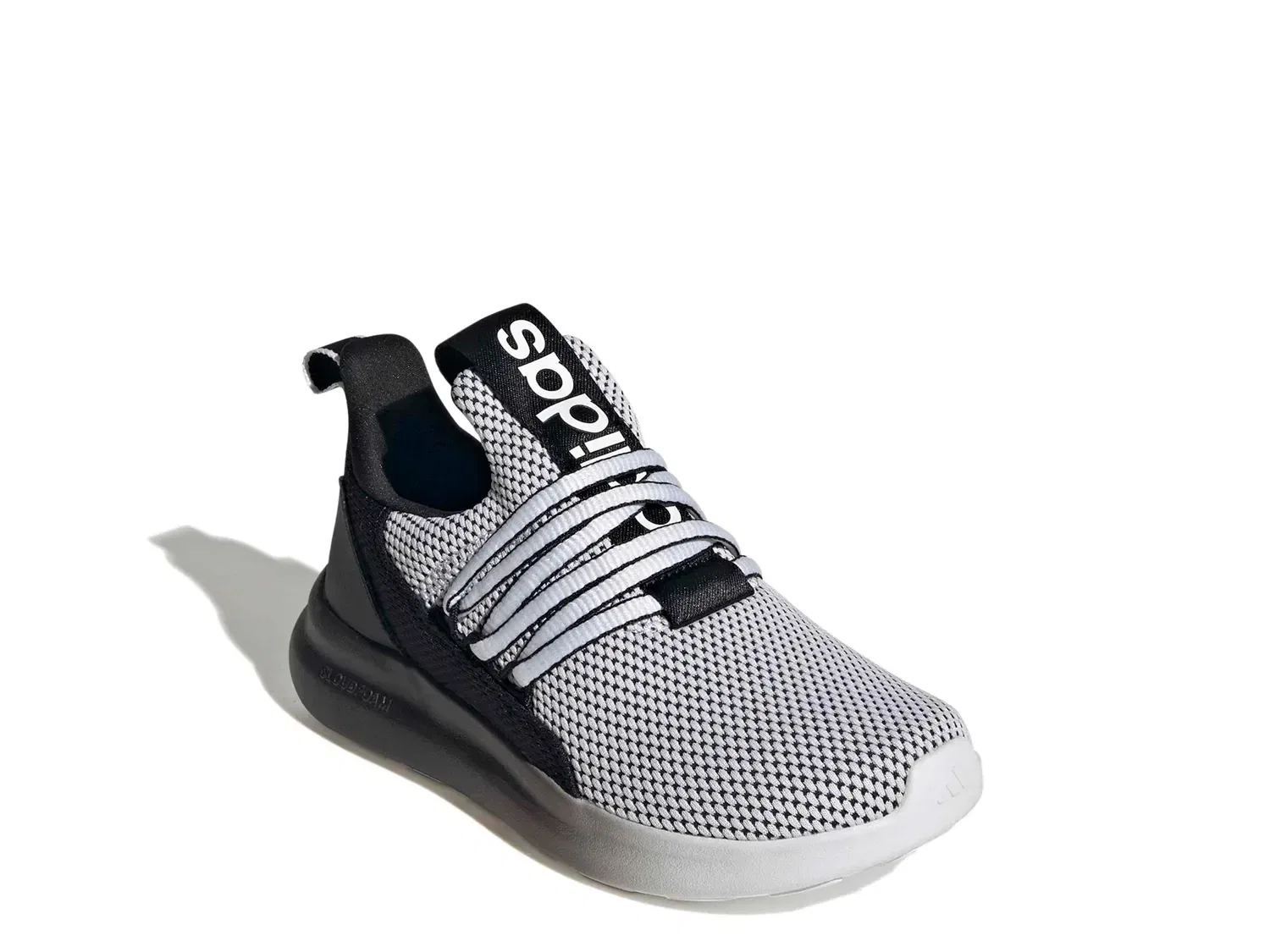 Кроссовки детские Lite Racer Adapt 7.0 Slip-On, adidas, белый/черный