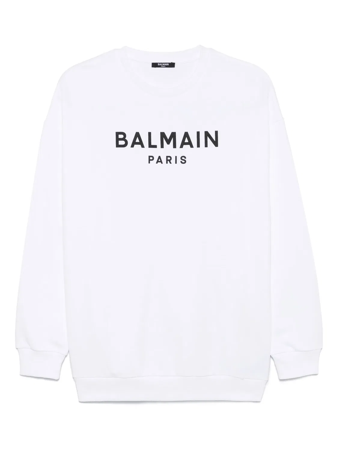 Balmain Худи из белого хлопка