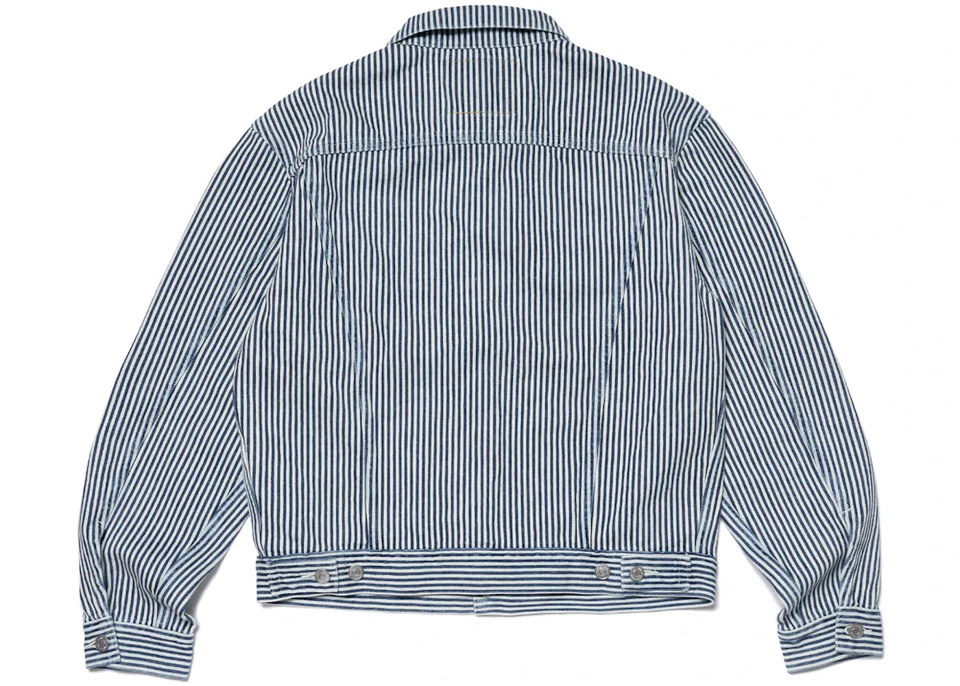 Мужская куртка-тракер из хлопка с принтом в полоску Hickory Stripe Levis, Indigo — фото 2