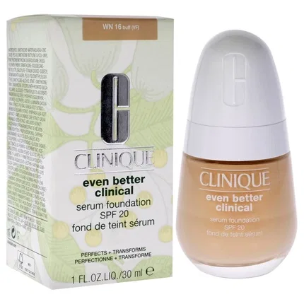 Тональная основа с сывороткой SPF 20 Clinique Even Better Clinical, WN16 Buff