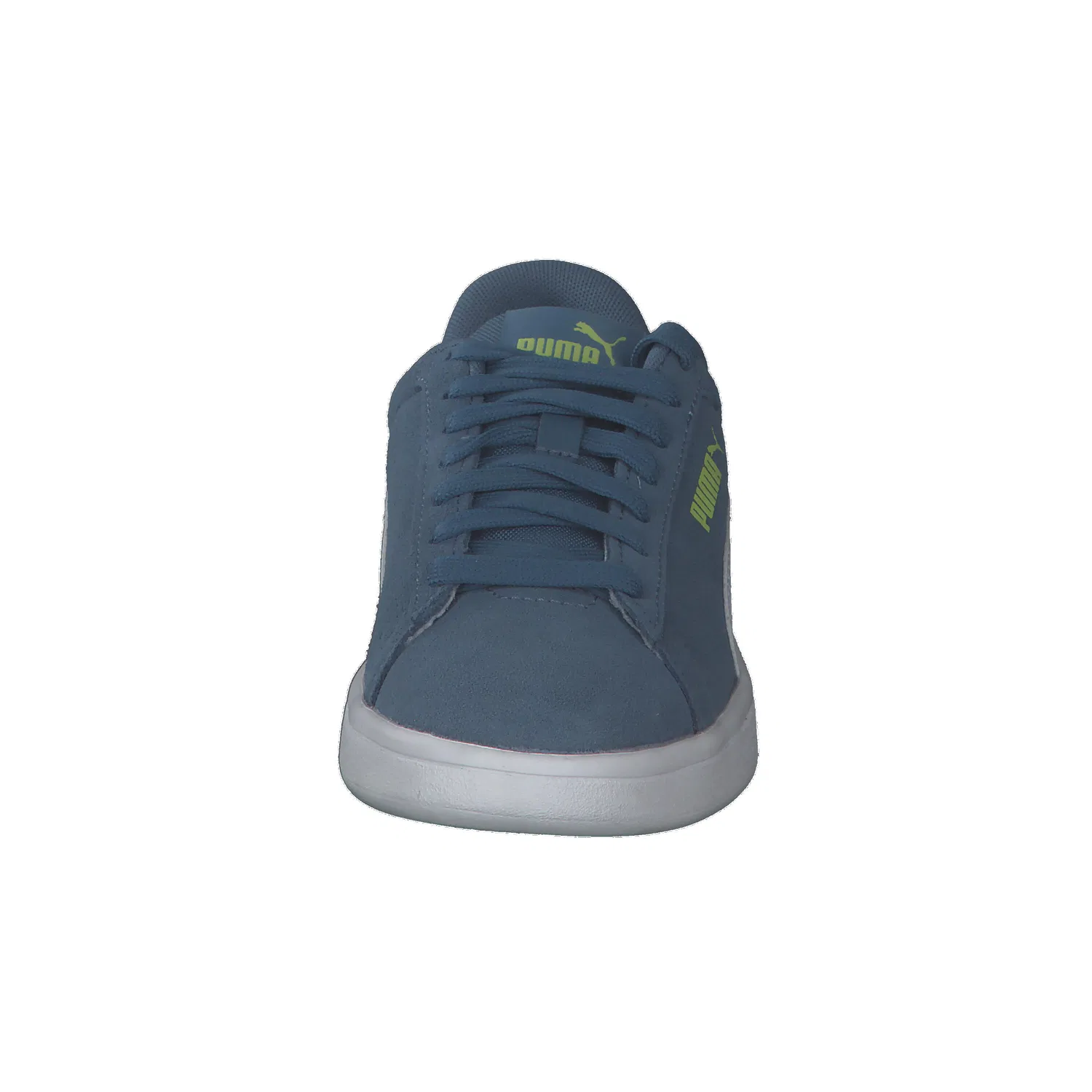 Детские кроссовки с верхом из кожи Smash 3.0 SD Jr Puma, Konigsblau Weiss — фото 3