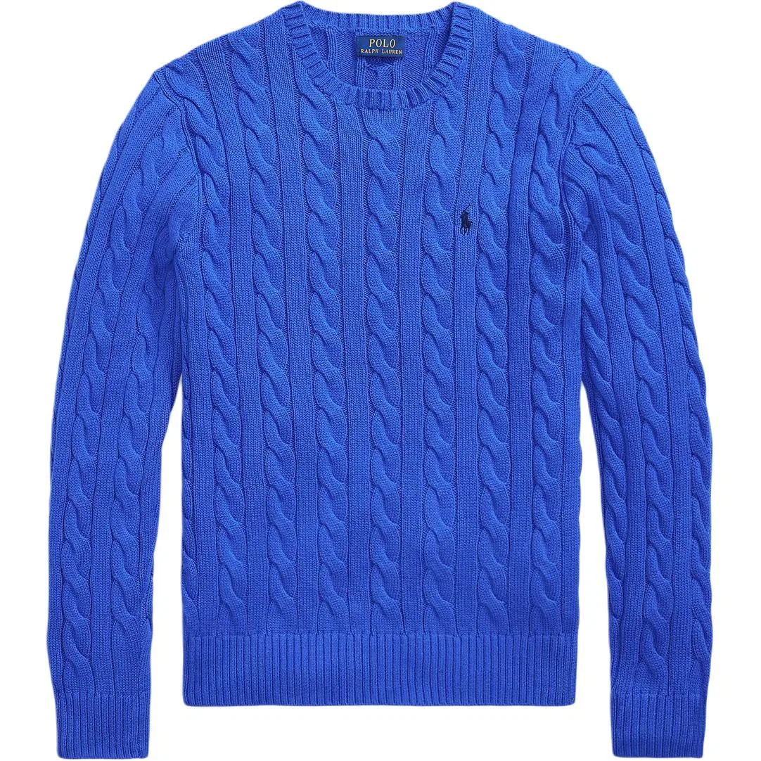 Мужской свитер с круглым вырезом New Iris Blue Ralph Lauren, New Iris Blue
