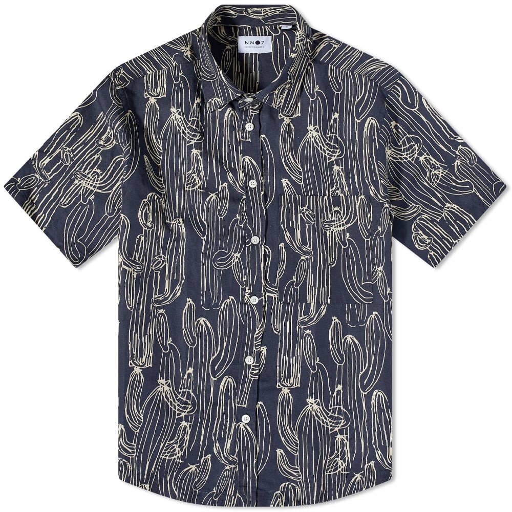 

Рубашка NN07 Hans Print Short Sleeve Shirt