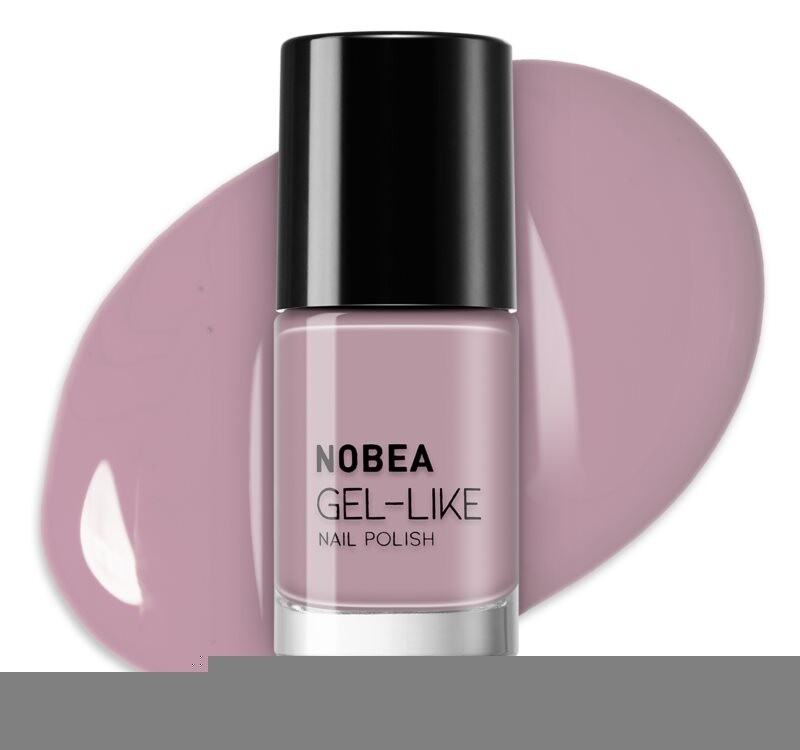 Лак для ногтей с гелевым эффектом NOBEA Day-to-Day, оттенок Silky nude #N51 6 мл — фото 3