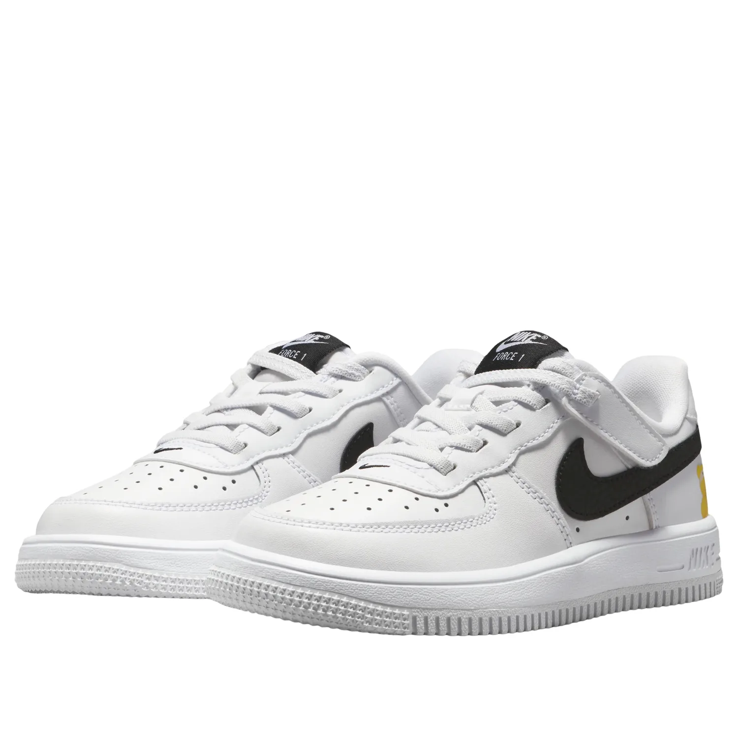 Кроссовки (PS) Nike Force 1 Low EasyOn 'White Black' — фото 4