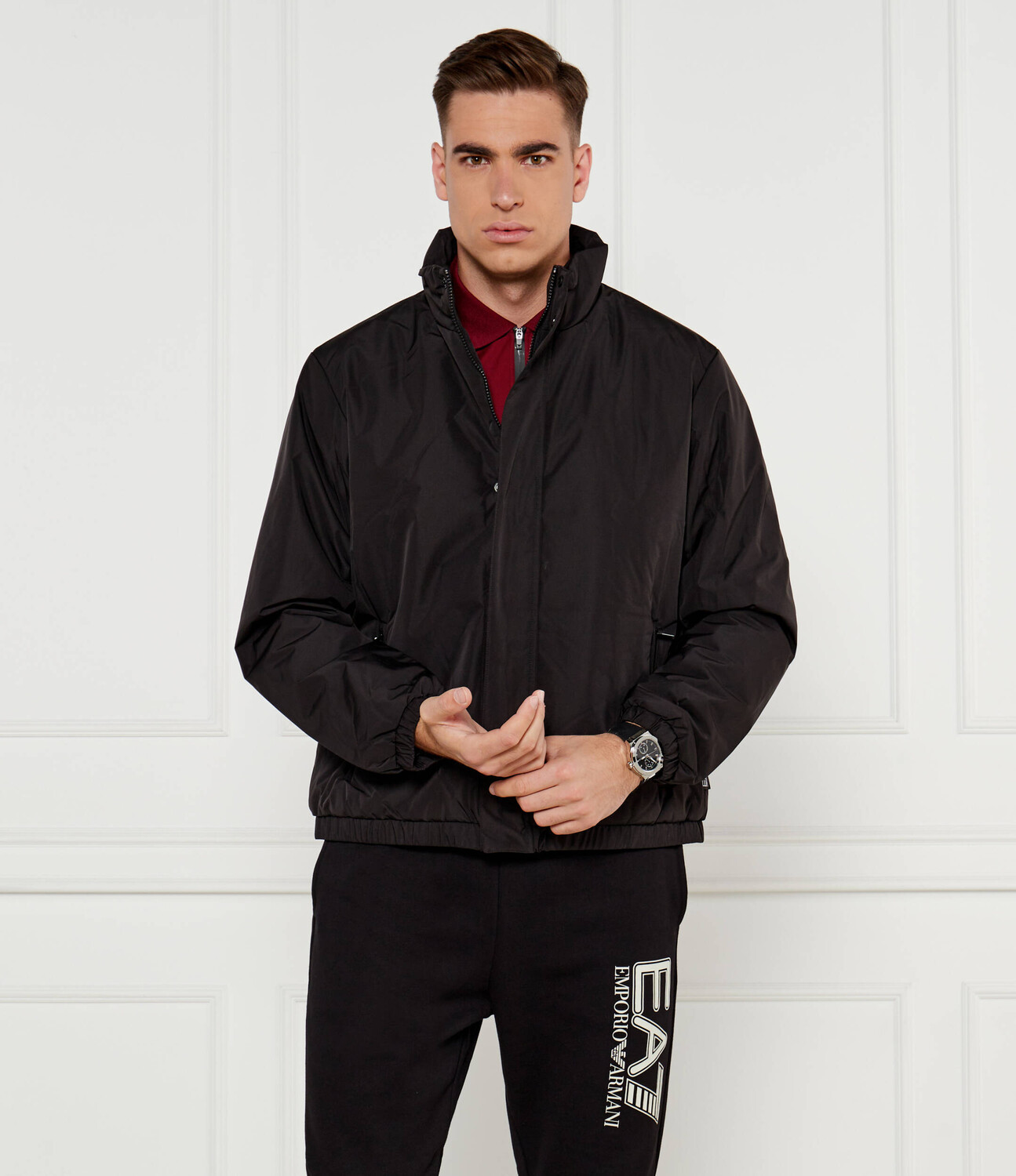 

Куртка EA7 Loose fit, черный