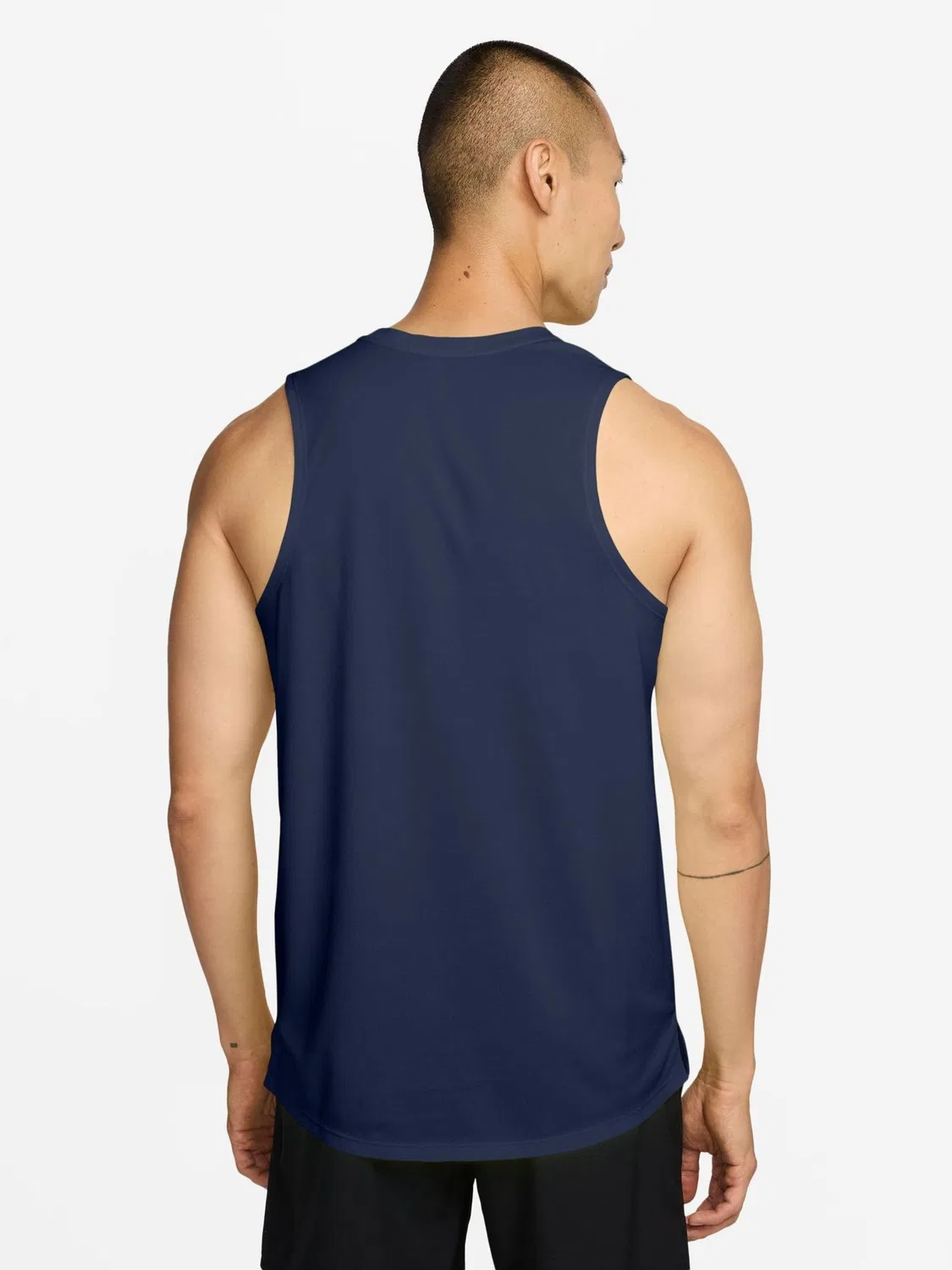Жилет беговой Nike Miler Dri-FIT, темно-синий — фото 2