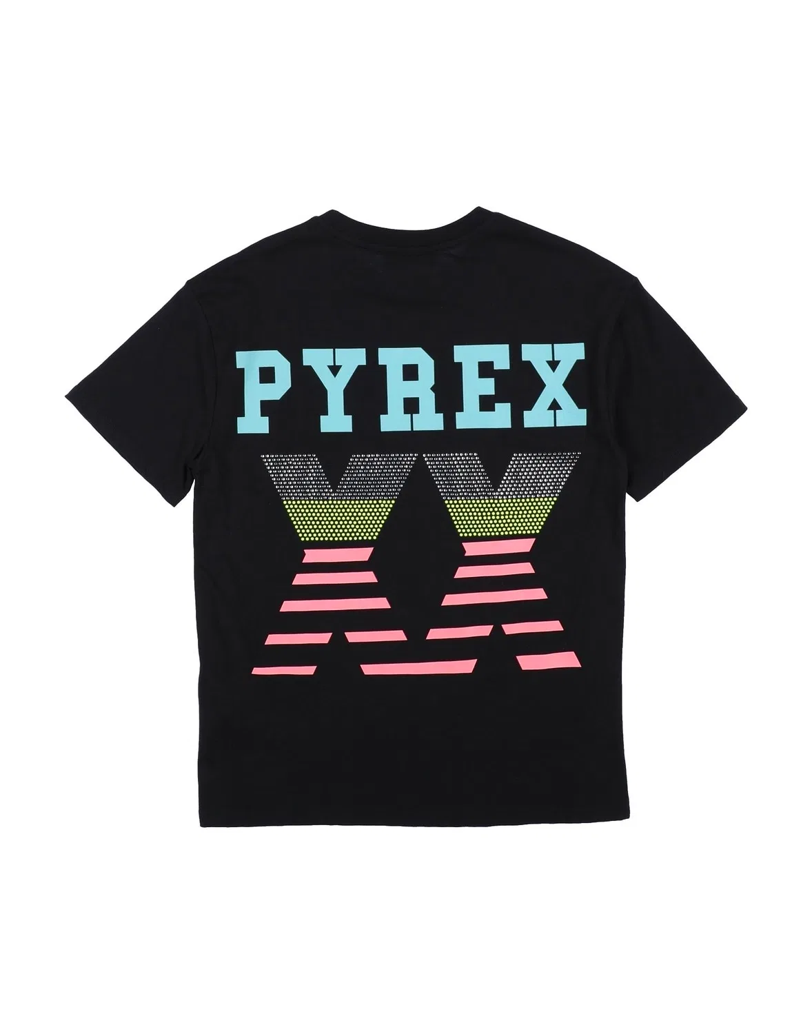 Детская футболка для девочек с принтом Pyrex, черный — фото 2