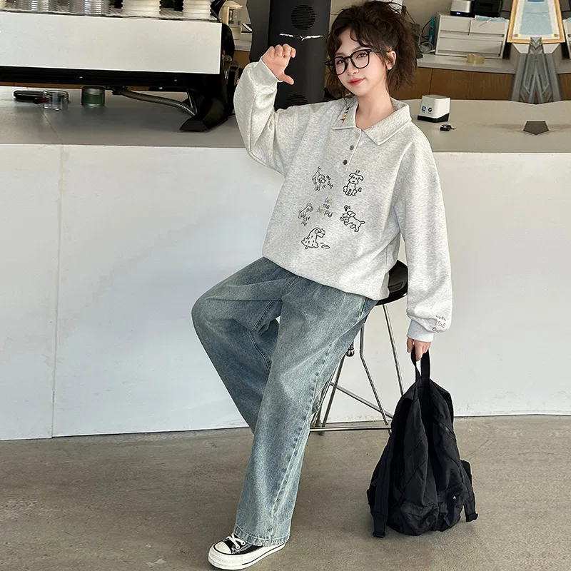 Детский свитшот Lanza, Gray — фото 4