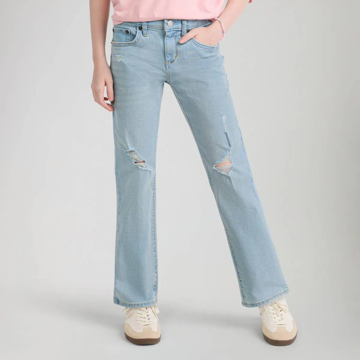 Классические джинсы-клеш для девочек 7-16 лет Levi's, After Glow - Light Wash — фото 2