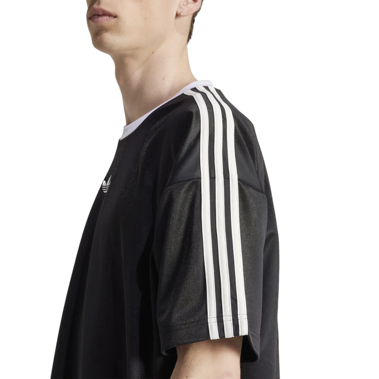 Мужская джерси Jacquard Adidas, черный/белый — фото 3
