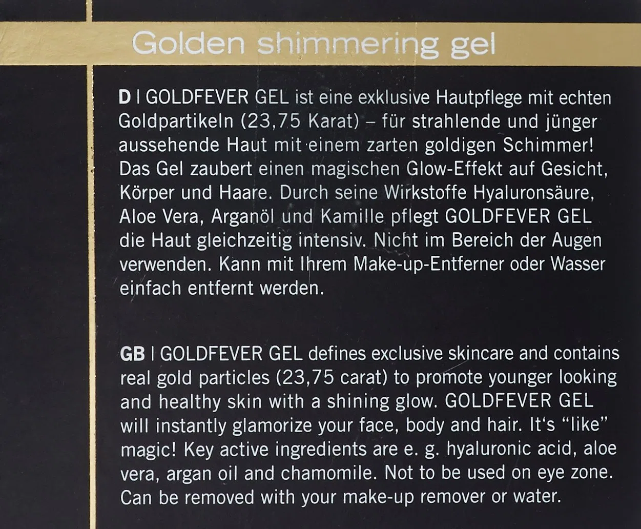 Гель для загара Gold Fever Shimmering, Egypt-Wonder, 50 мл — фото 4
