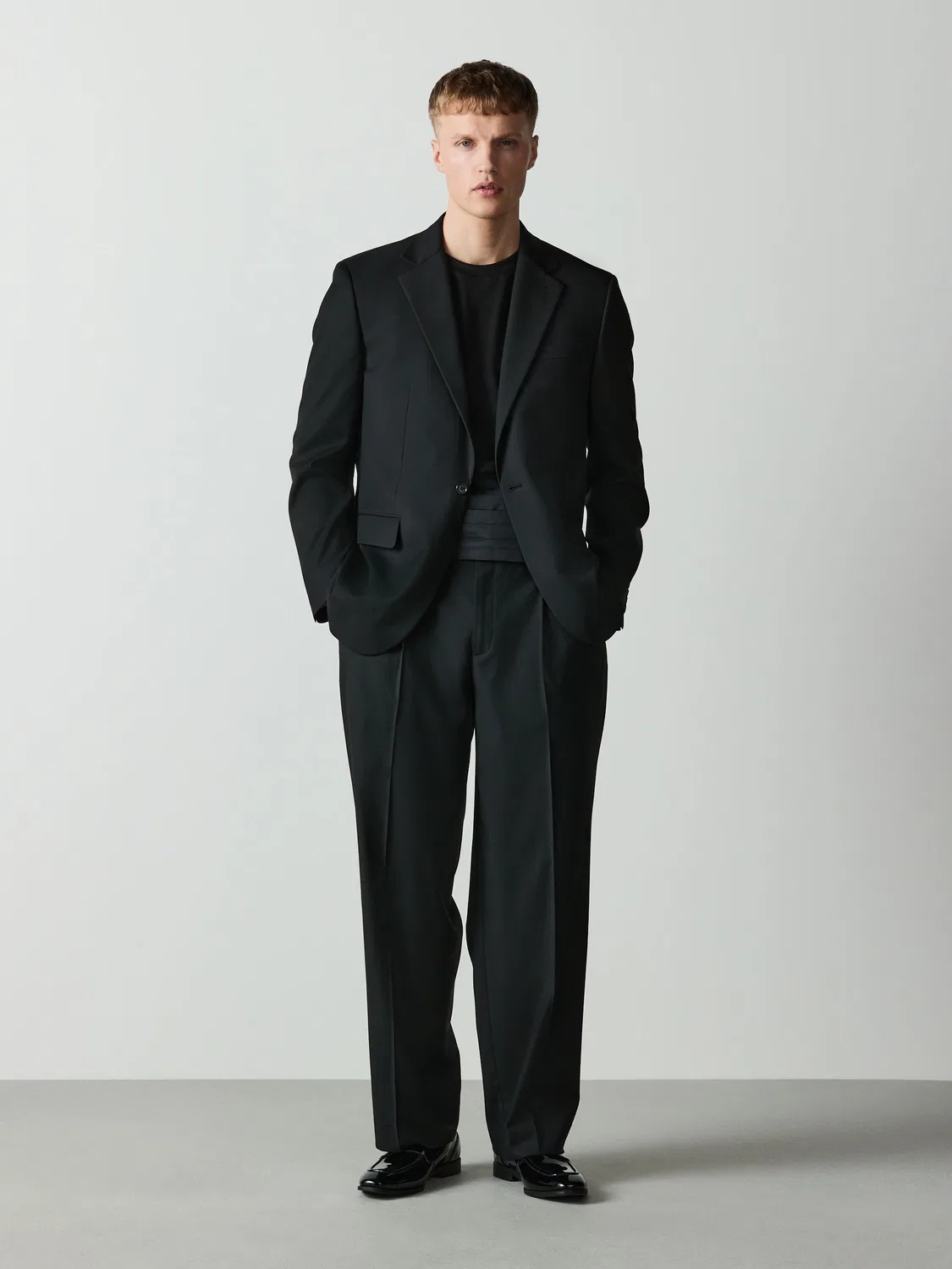 Пиджак свободного кроя Black Loose Fit Suit Jacket Next, черный — фото 2