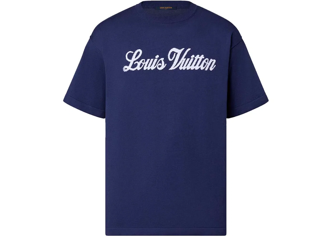 Мужской свитшот с принтом Short-Sleeved Crewneck Louis Vuitton, Indigo