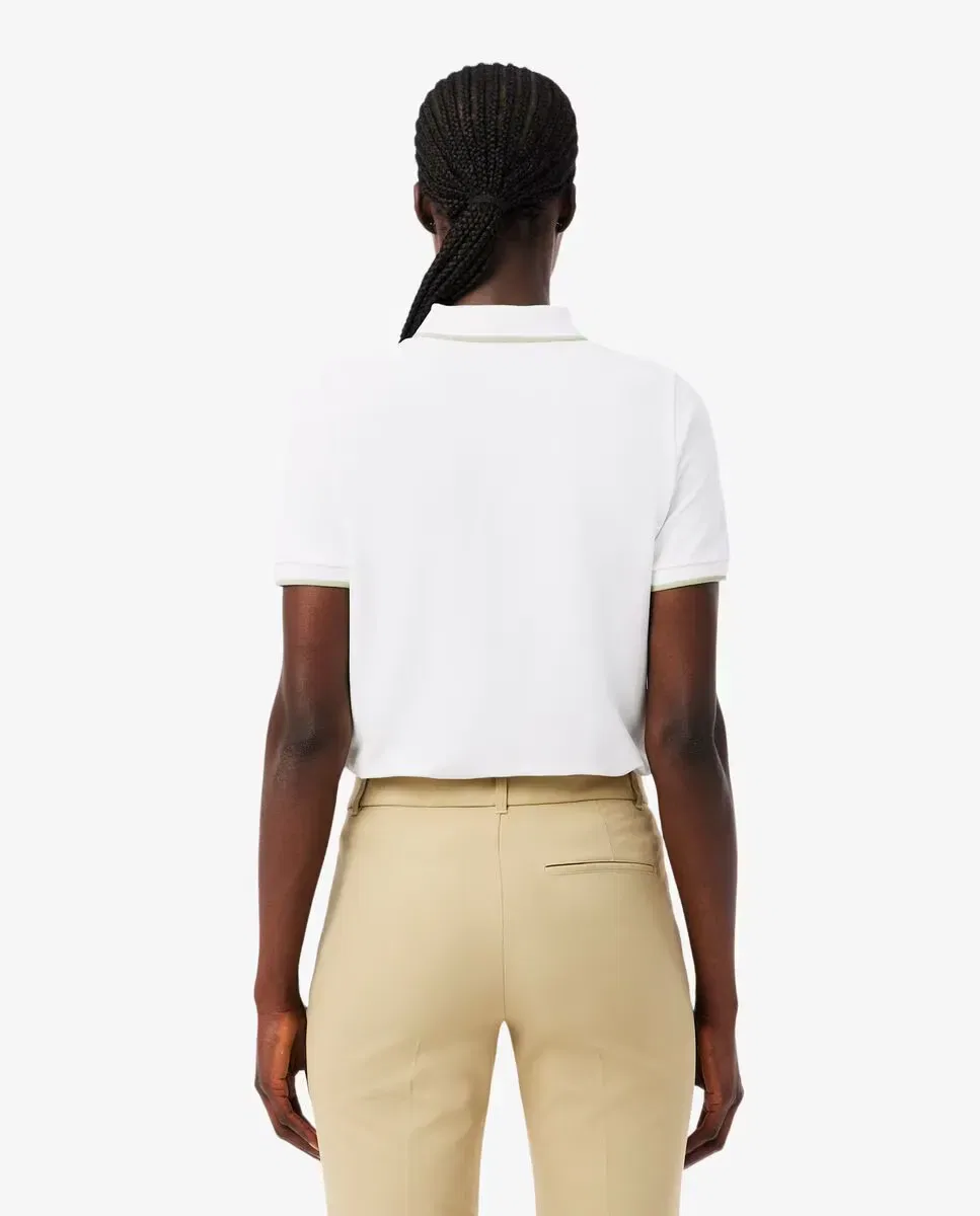 Поло Lacoste Blanco для гольфа с терморегуляцией — фото 2