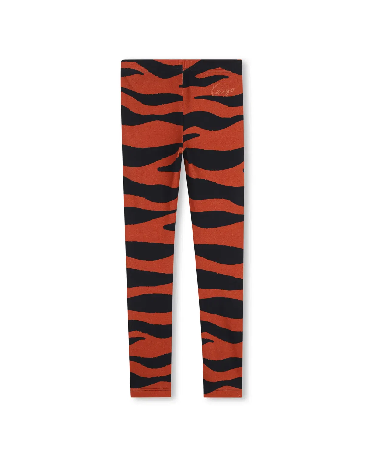 Детские леггинсы для девочек с принтом Kenzo Kids, Marrón — фото 3