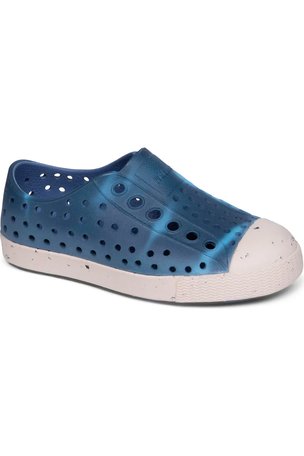 Детские кеды slip-on водонепроницаемые из переработанных водорослей Jefferson Native Shoes, Dawn Blue/Bone/Shoreline