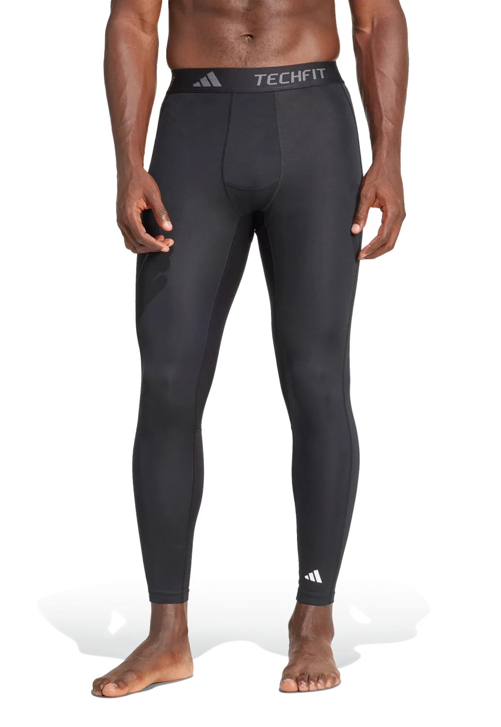 Мужские компрессионные леггинсы для тренировок TECHFIT Adidas, черный — фото 2
