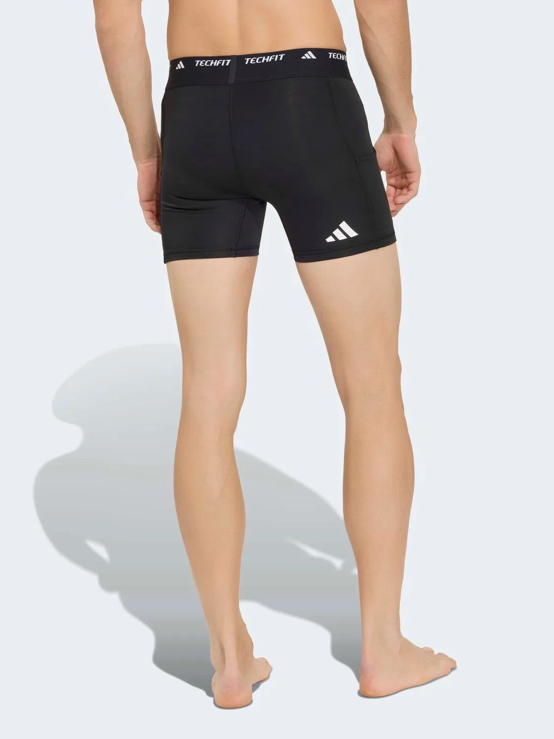 Шорты компрессионные Techfit Hybrid adidas, черный — фото 2