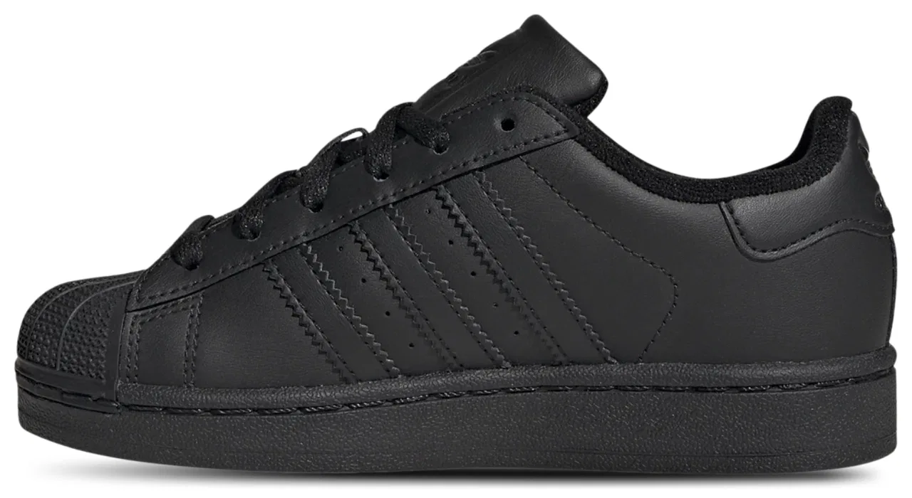 Кроссовки для мальчиков Superstar Adidas, черный — фото 2