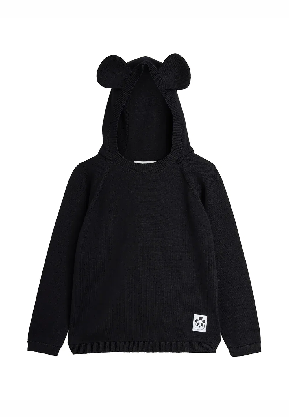 Толстовка унисекс с ушками мыши Mini Rodini, Black