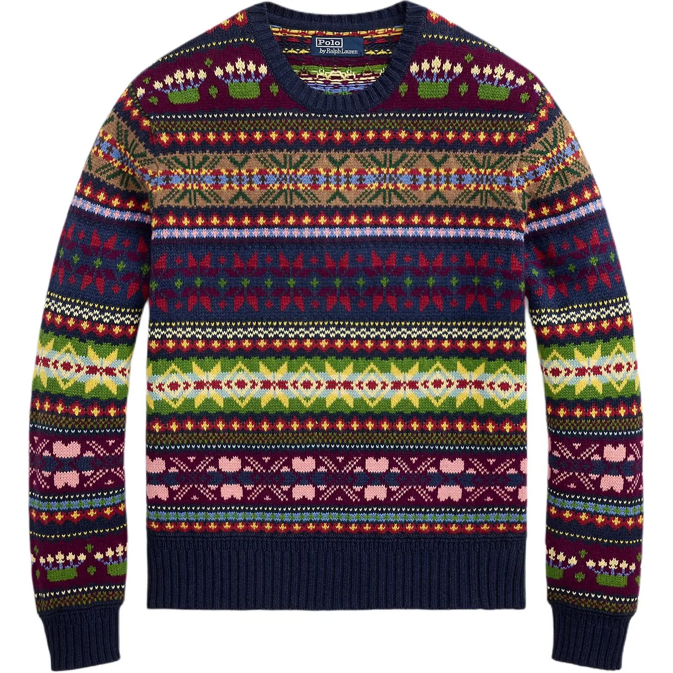 Свитер с узором фэр-айл, Multicolor, Polo Ralph Lauren