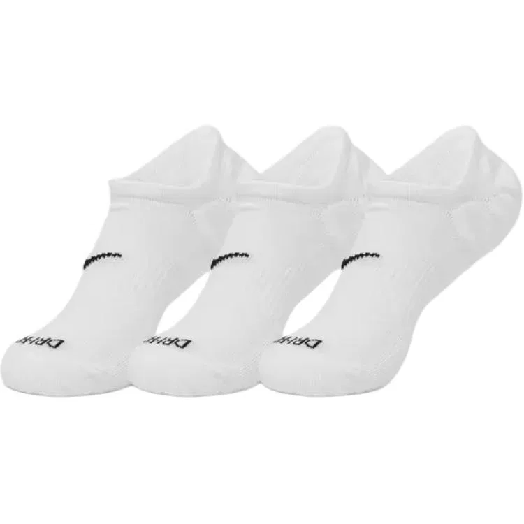 Женские носки для тренировок с усиленной подошвой, комплект из 3 пар, Nike, White