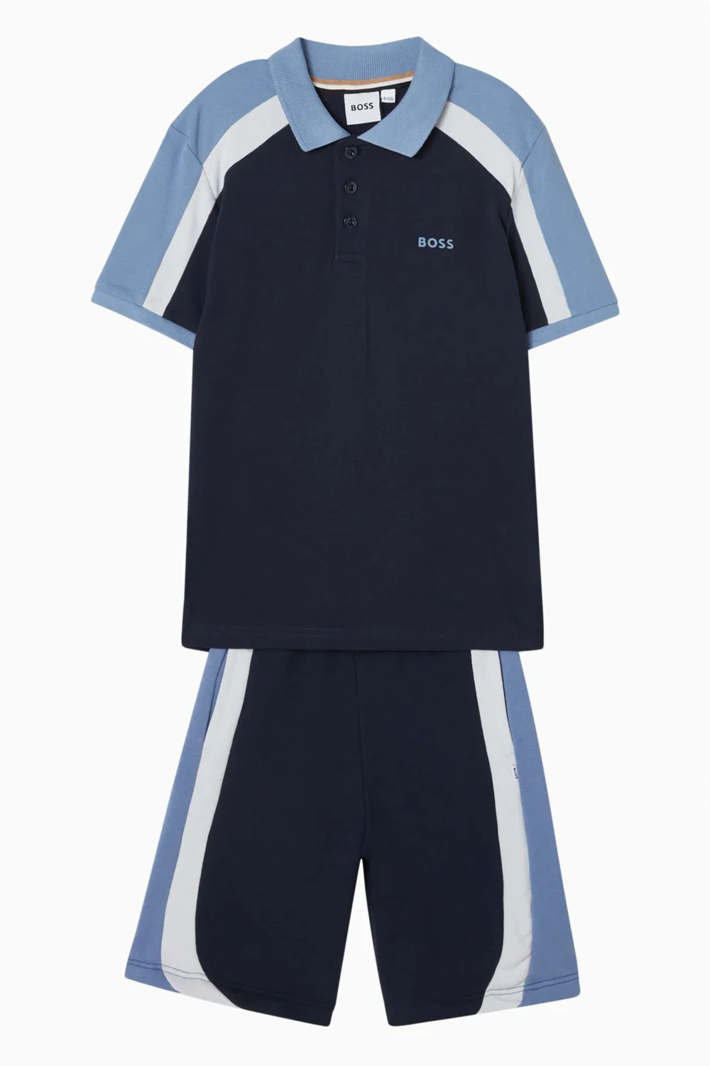 Поло хлопковое BOSS Kidswear — фото 2