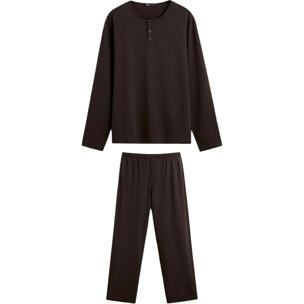Мужской комплект пижамы Brown ZARA, Brown