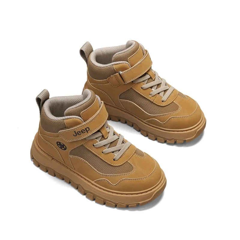 Детские кроссовки для скейтбординга Jeep, Earth Yellow Brown — фото 4
