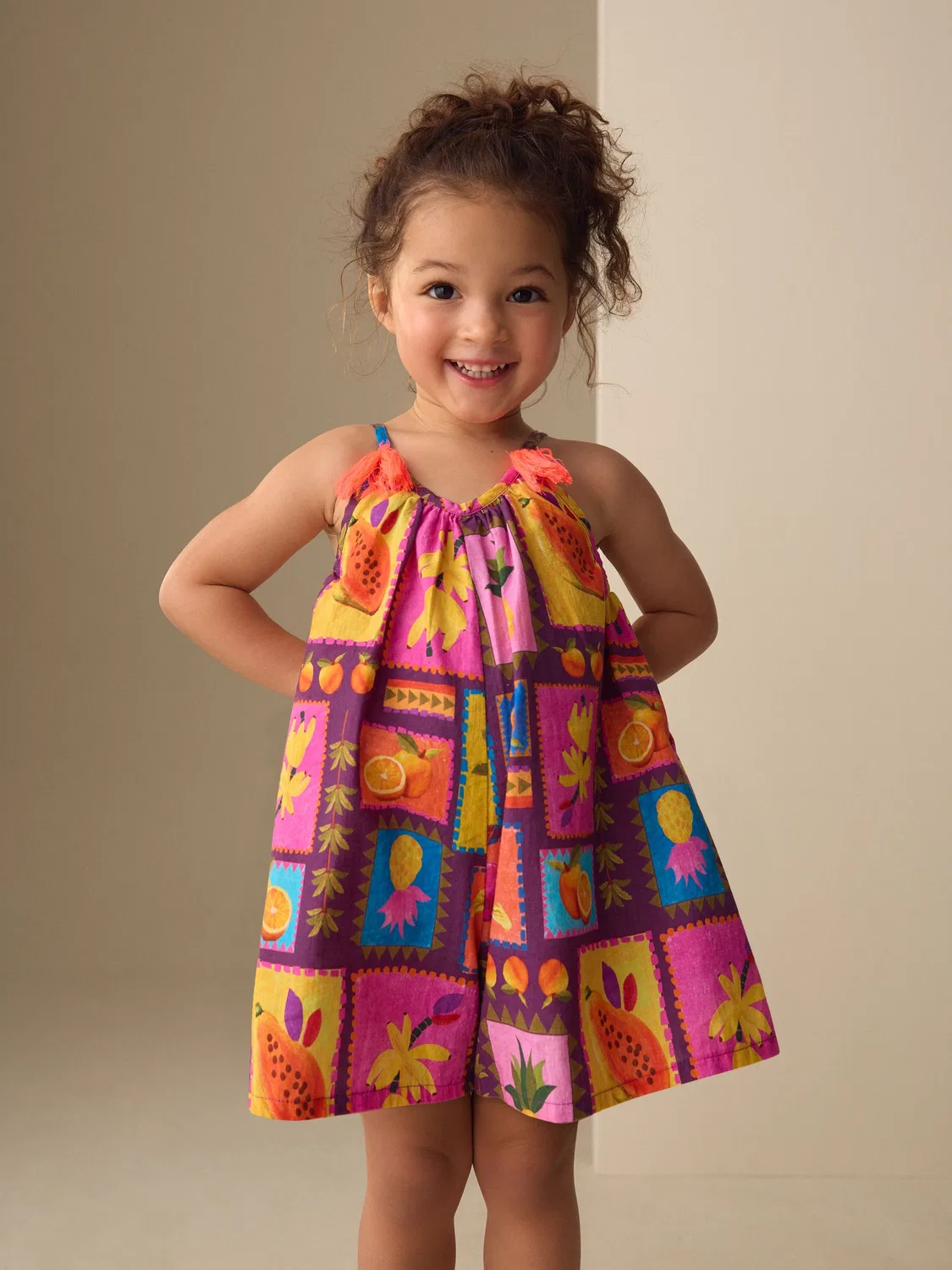 Комбинезон с завязками на плечах Multi Print Next, мультицвет