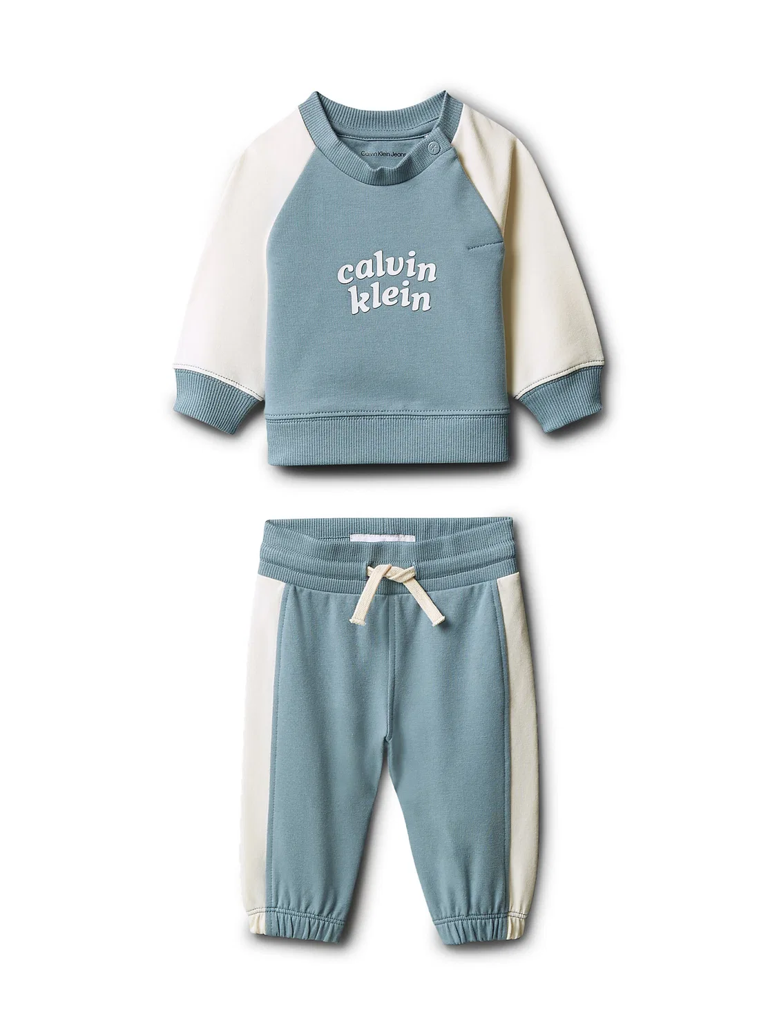 Спортивный костюм Calvin Klein Jeans дымчато-голубого цвета