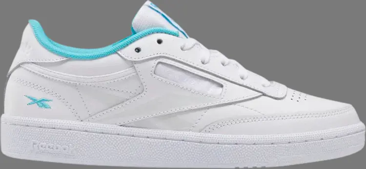 

Кроссовки wmns club c 85 'white neon blue' Reebok, белый