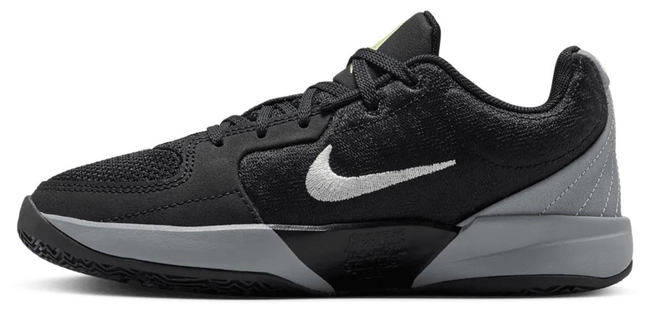 Детские кроссовки для мальчиков с амортизирующей подошвой Ja 2 Night Vision Nike, Black/Phantom — фото 2