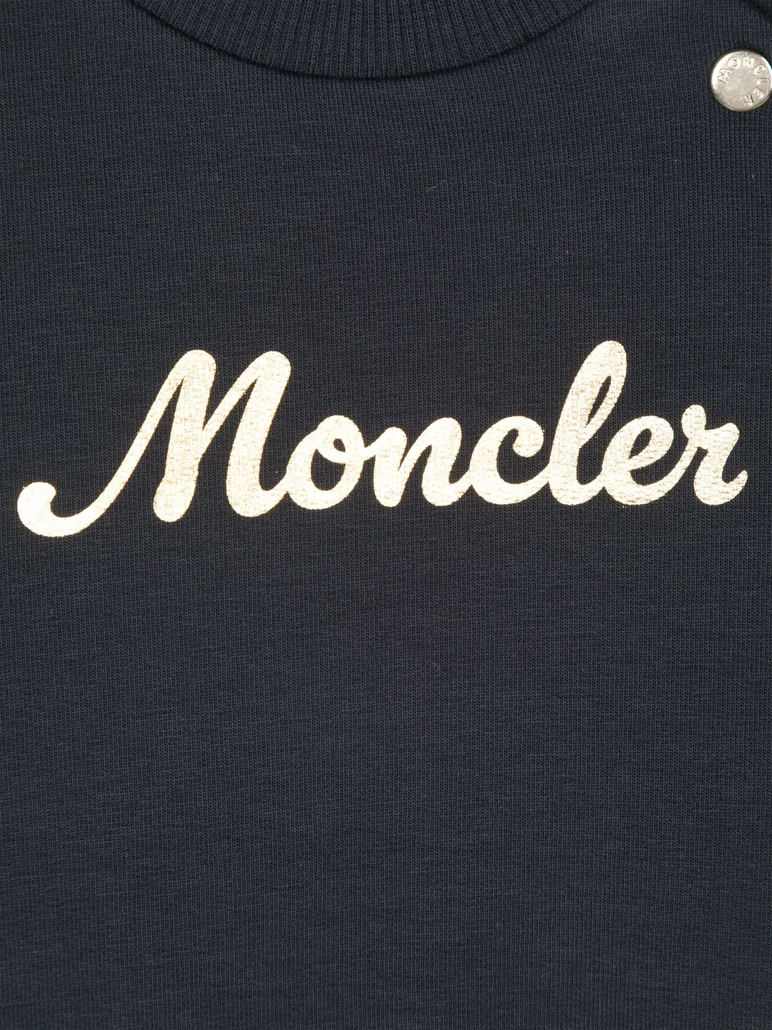 Свитшот с Логотипом Moncler, темно-синий — фото 3